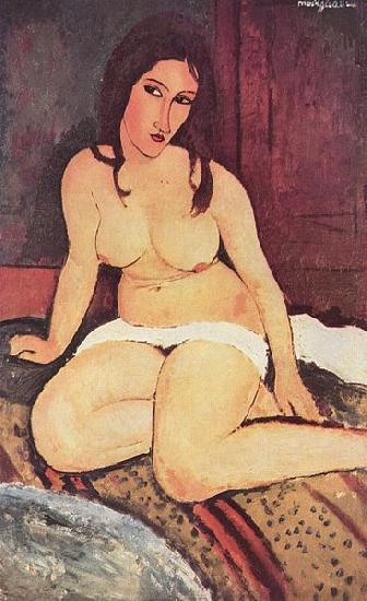 Amedeo Modigliani Sitzender Akt Sweden oil painting art